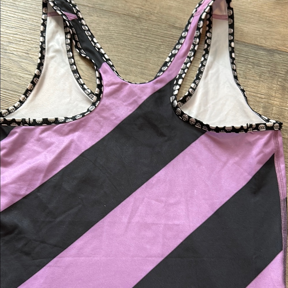 Nike Purple & Black Striped Racerback Tank - Picture 4 of 4